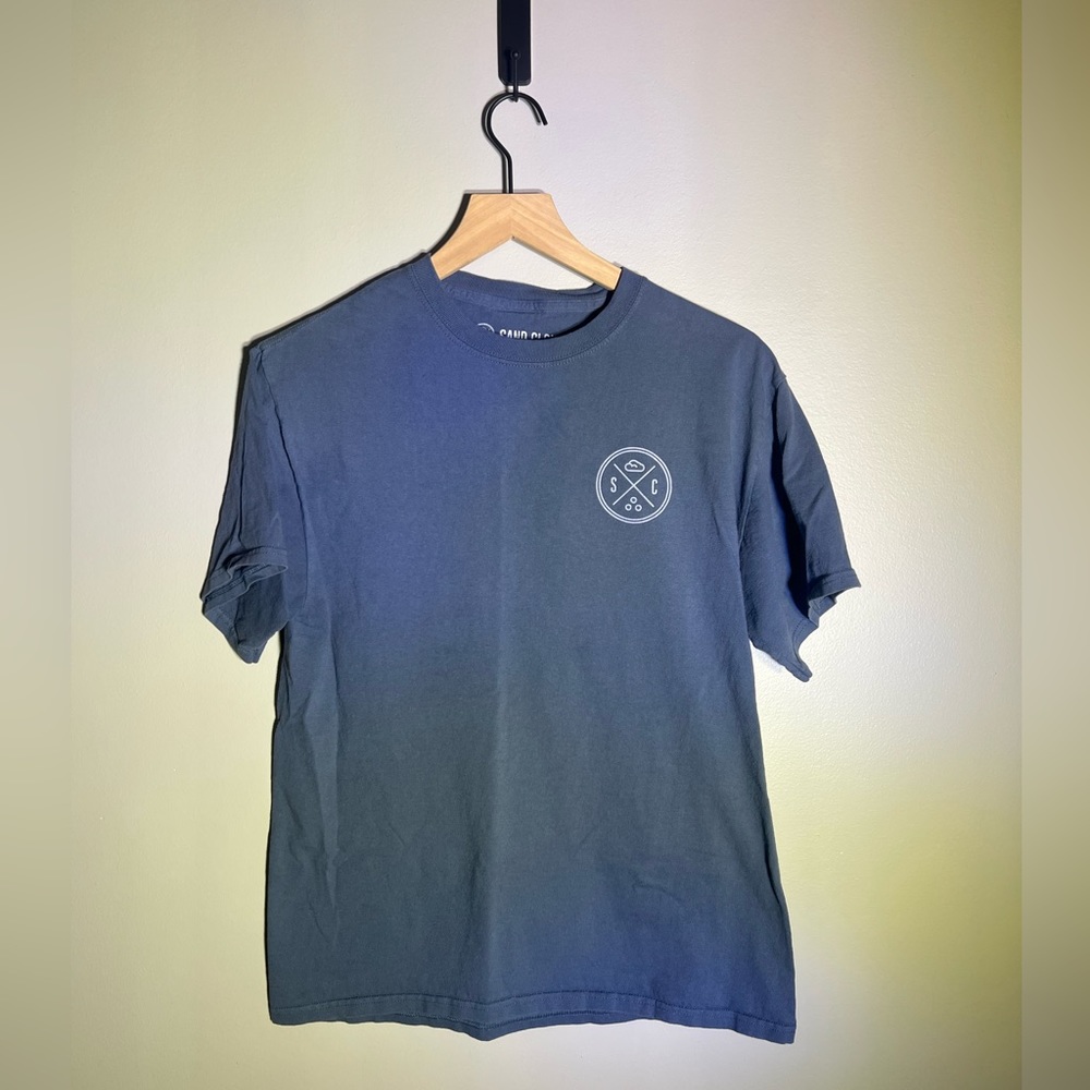 Blue Sand Cloud T-Shirt - Size Medium - 100% Cotton #SaveTheFishies - Unisex
